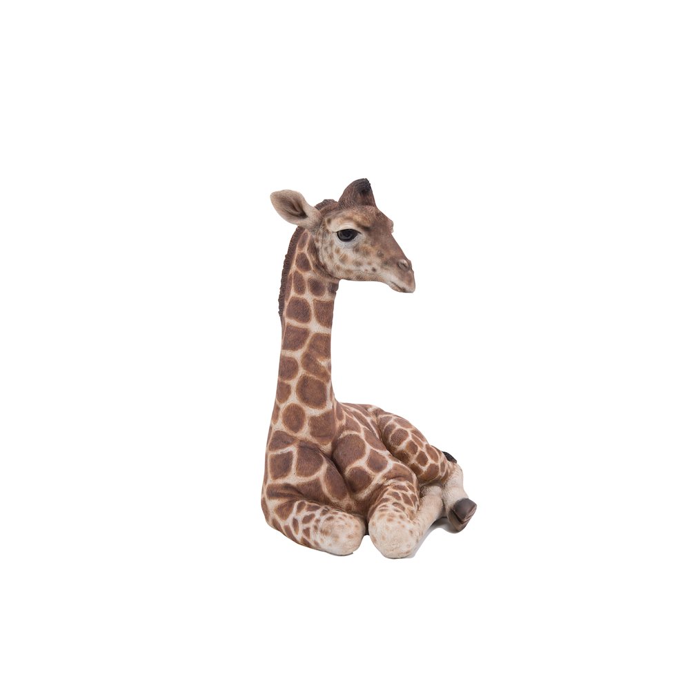 Giraffe Laying Down Statue. Picture 1