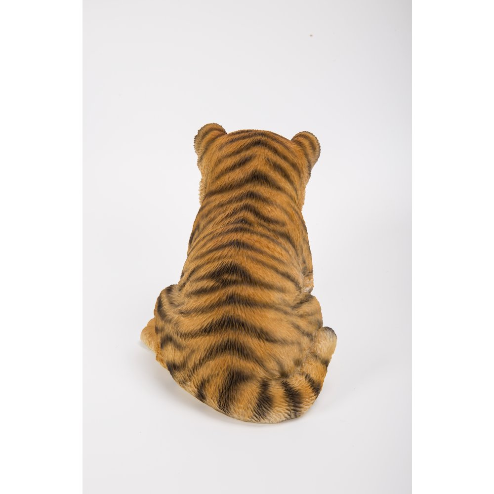 Sitting Tiger Cub Statue. Picture 7
