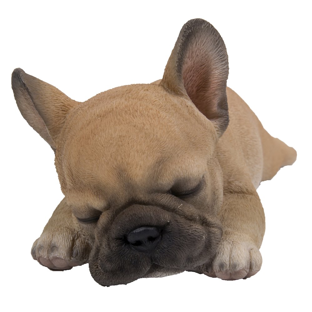 Sleeping Pug Puppy Statue. Picture 2