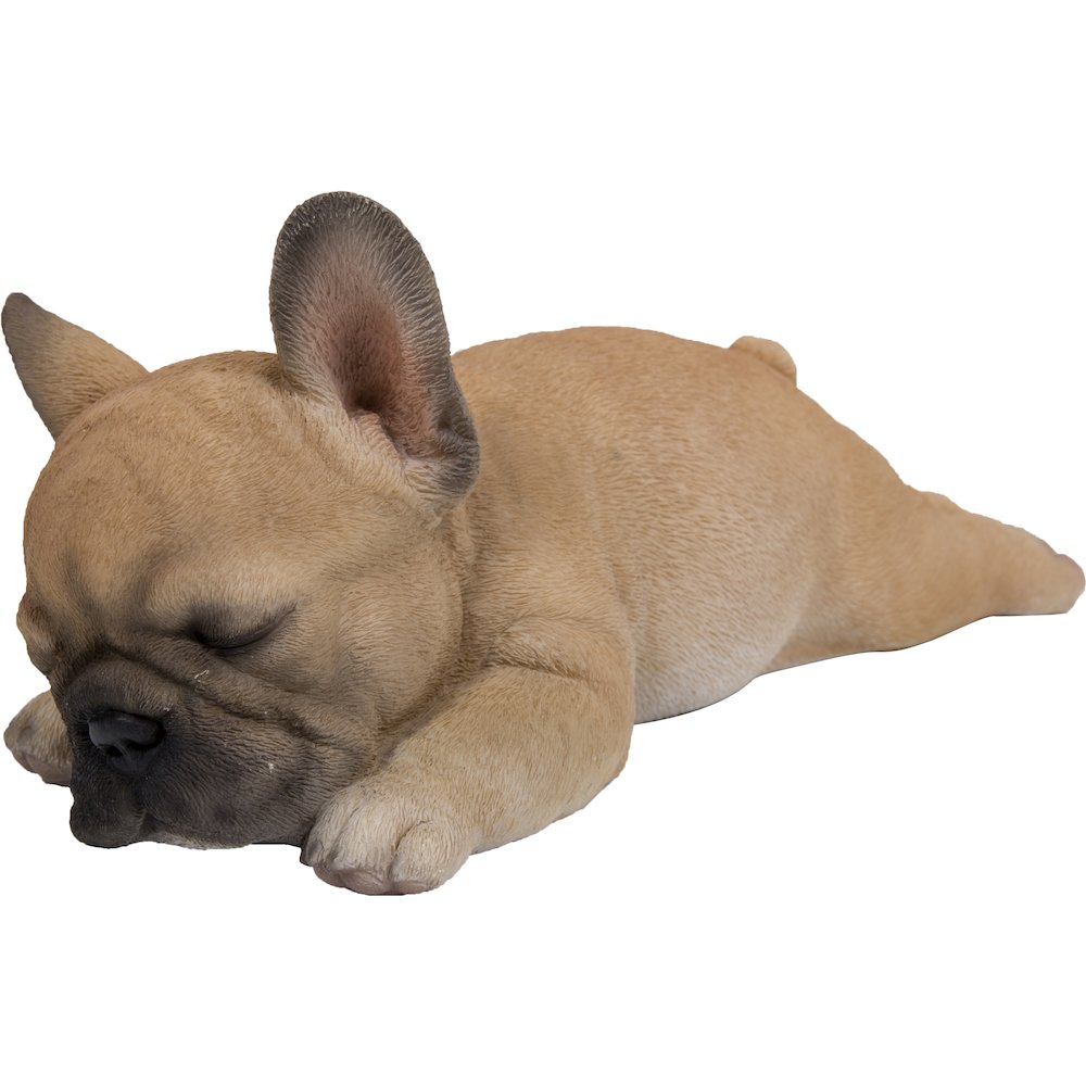 Sleeping Pug Puppy Statue. Picture 1