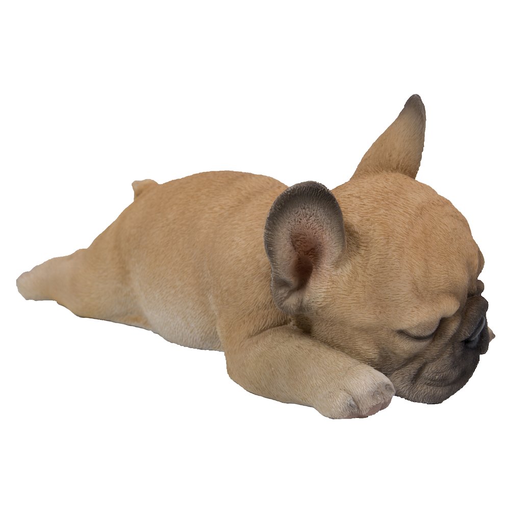 Sleeping Pug Puppy Statue. Picture 3