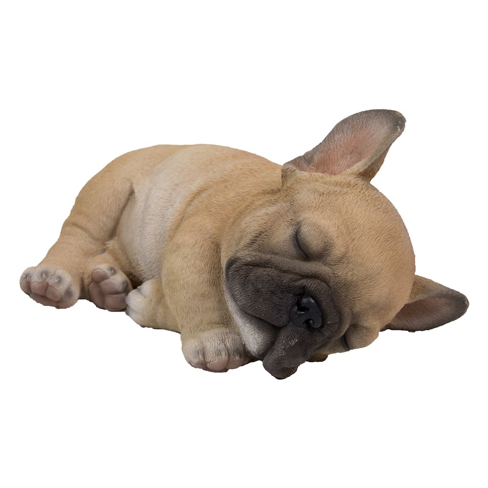 Sleeping Pug Puppy Statue. Picture 2