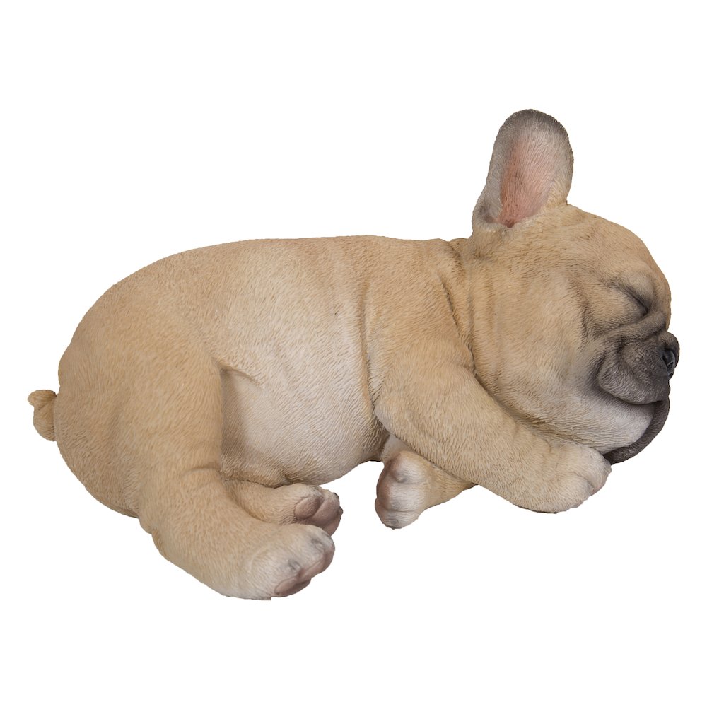 Sleeping Pug Puppy Statue. Picture 3