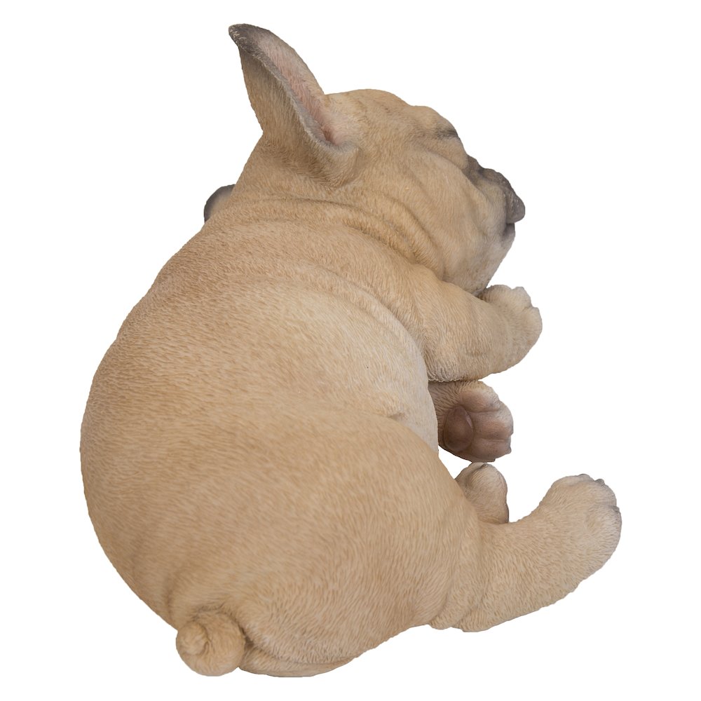 Sleeping Pug Puppy Statue. Picture 1
