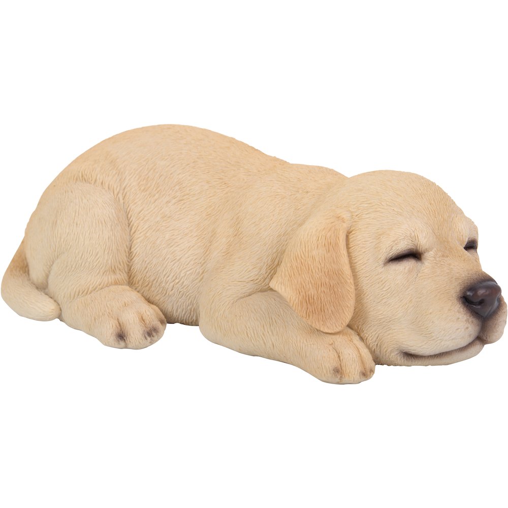 Sleeping Labrador Puppy Statue. Picture 1