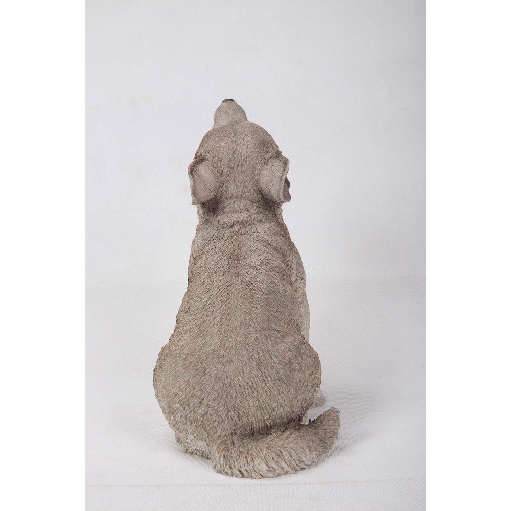 Howling Wolf Pup Statue. Picture 1