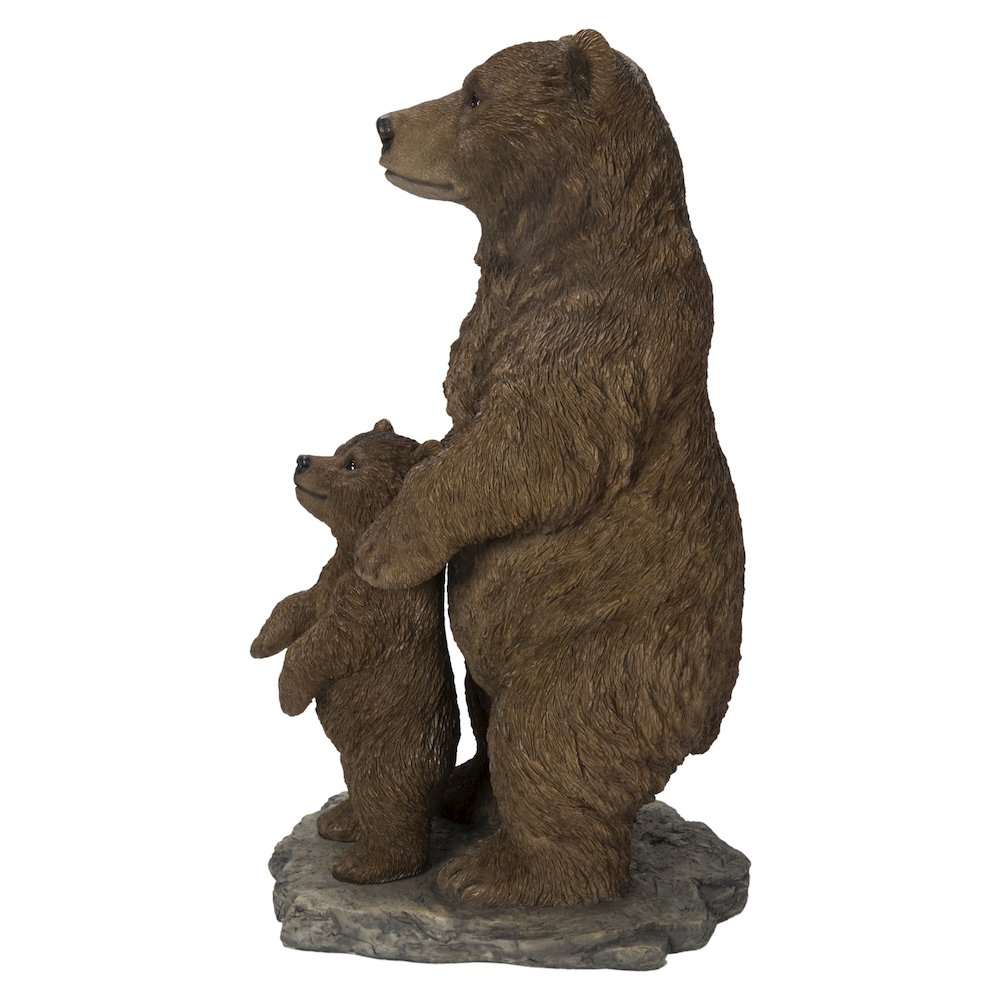 Standing Mother & Baby Brown Bears. Picture 3