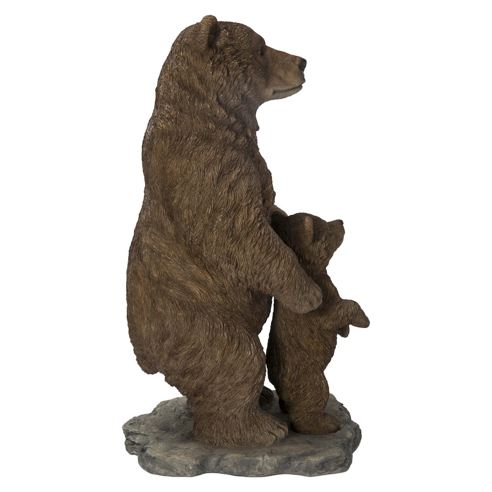 Standing Mother & Baby Brown Bears. Picture 1