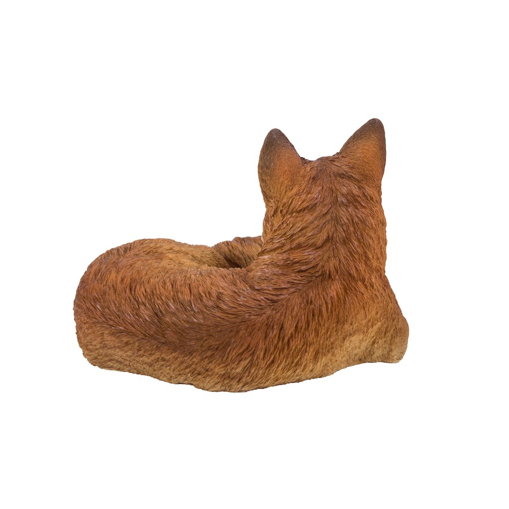 Fox Laying Down Statue. Picture 3