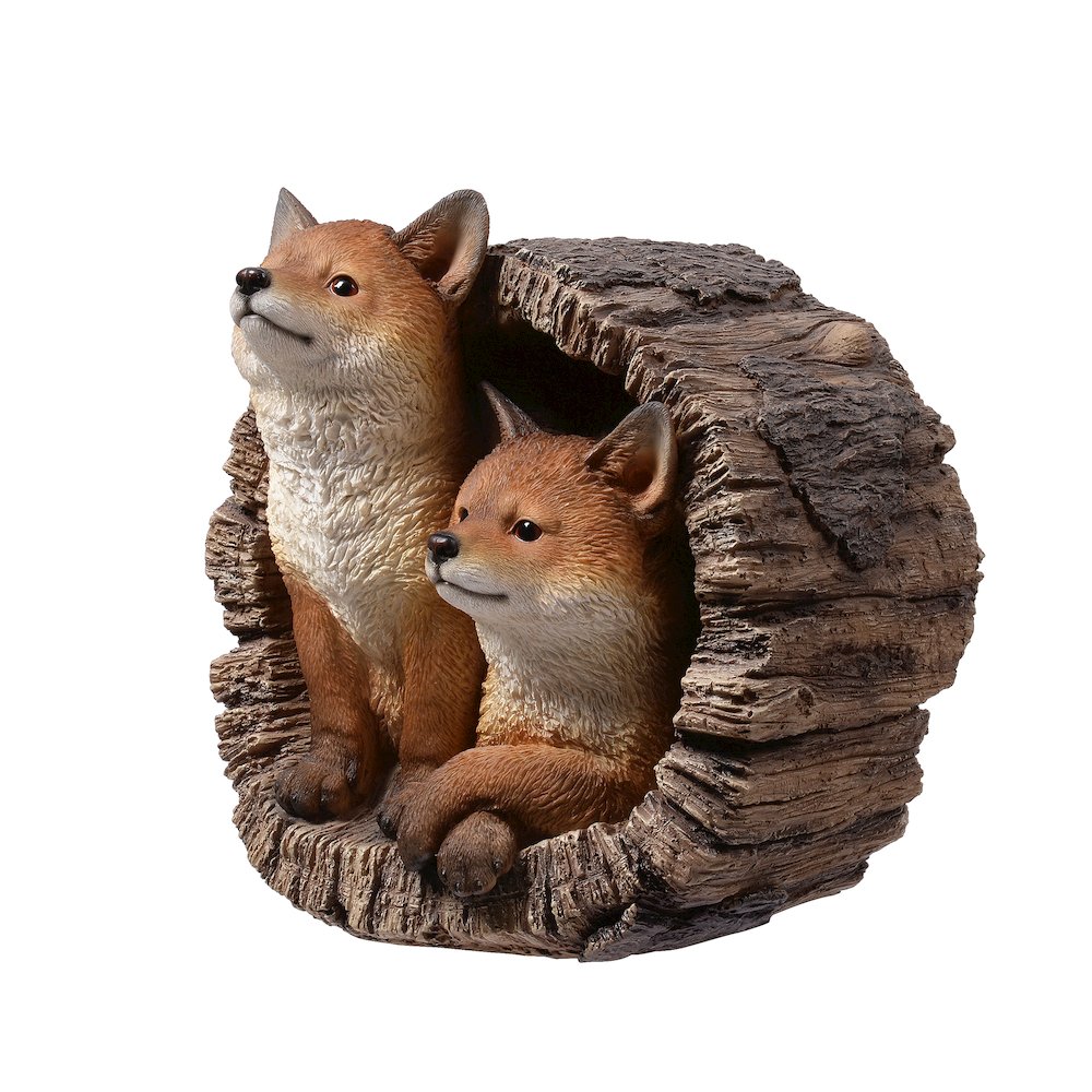Couple Foxes in Stump (Hi-Line Exclusive). Picture 4