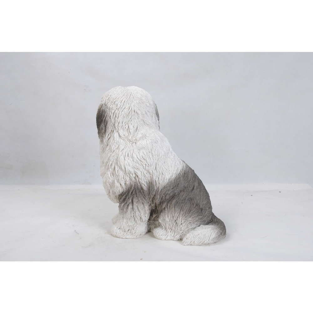 Old English Sheepdog Statue. Picture 3