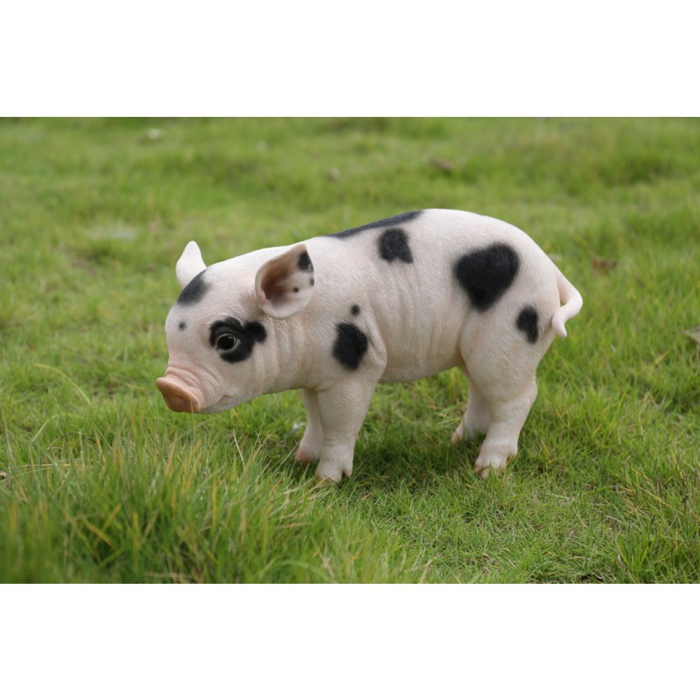 Standing Baby Pig W/Black Spots. Picture 5