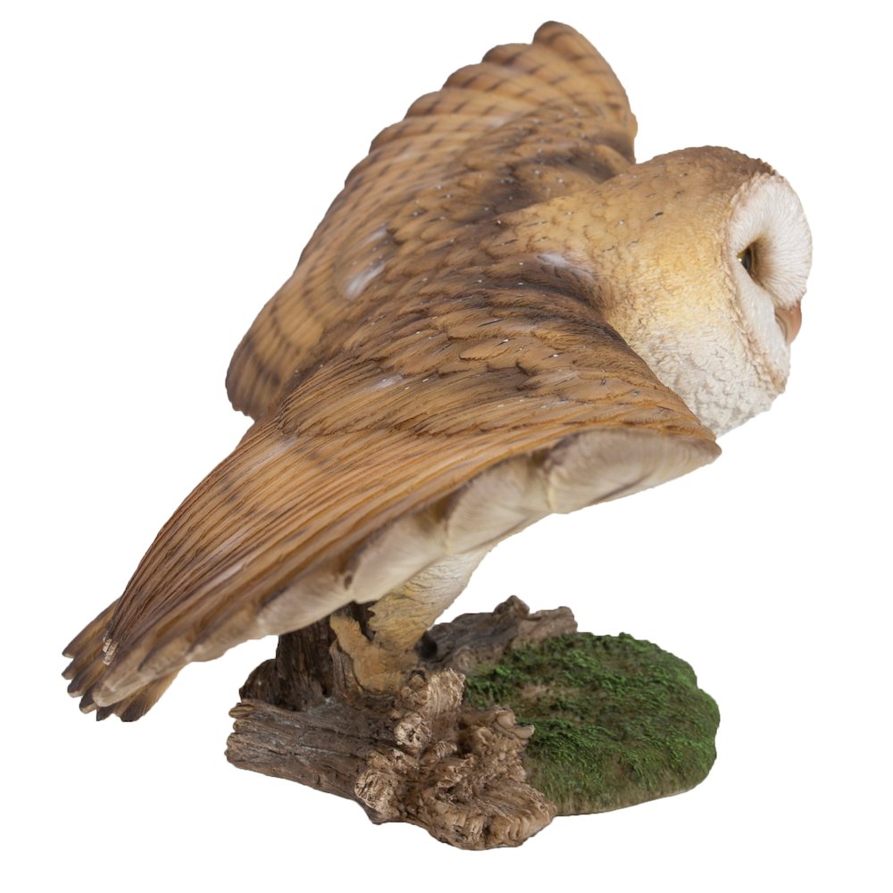 Barn Owl Flying Statue. Picture 3