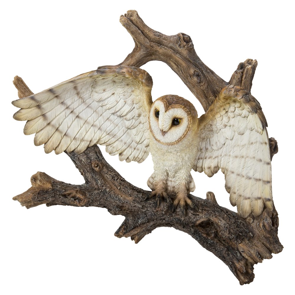 Flying Barn Owl Wall Plaque. Picture 2