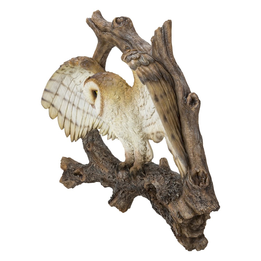 Flying Barn Owl Wall Plaque. Picture 4