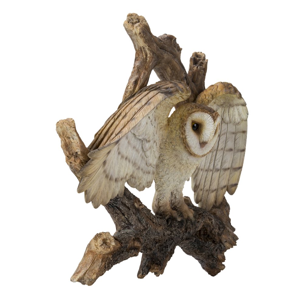 Flying Barn Owl Wall Plaque. Picture 1