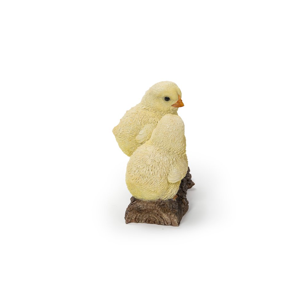 Playful Chicks Garden Statue. Picture 1