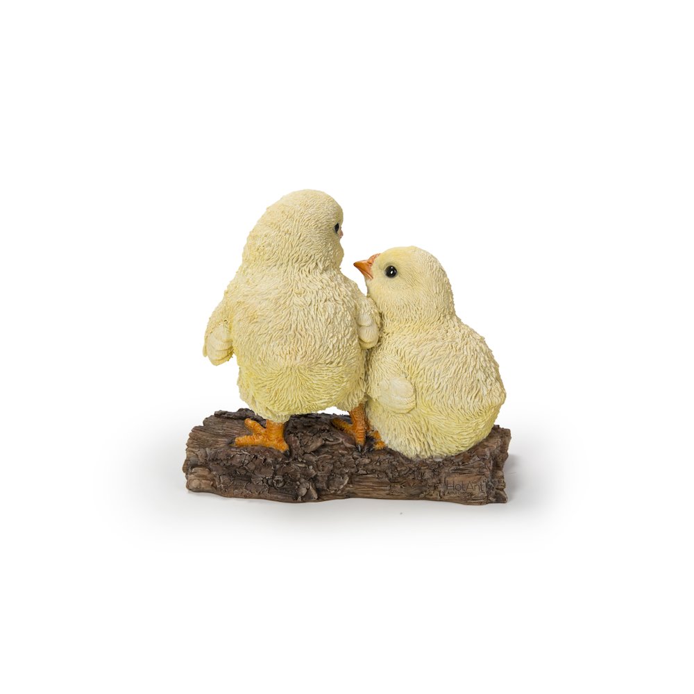 Playful Chicks Garden Statue. Picture 2