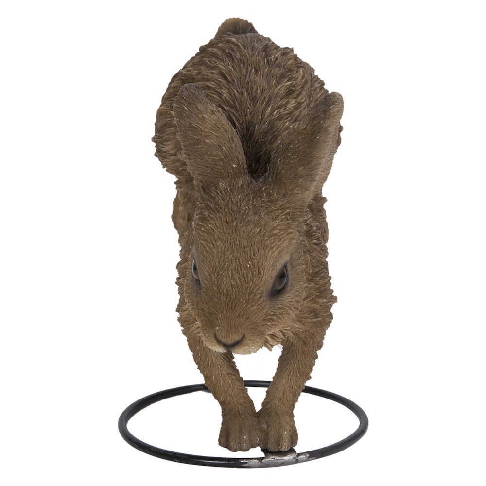 Hare Cub Running Statue. Picture 2
