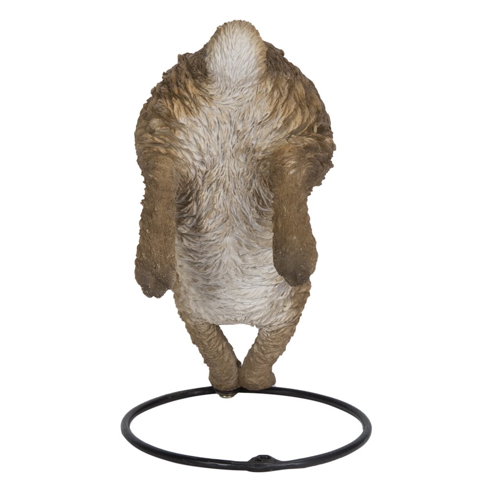 Hare Cub Running Statue. Picture 1