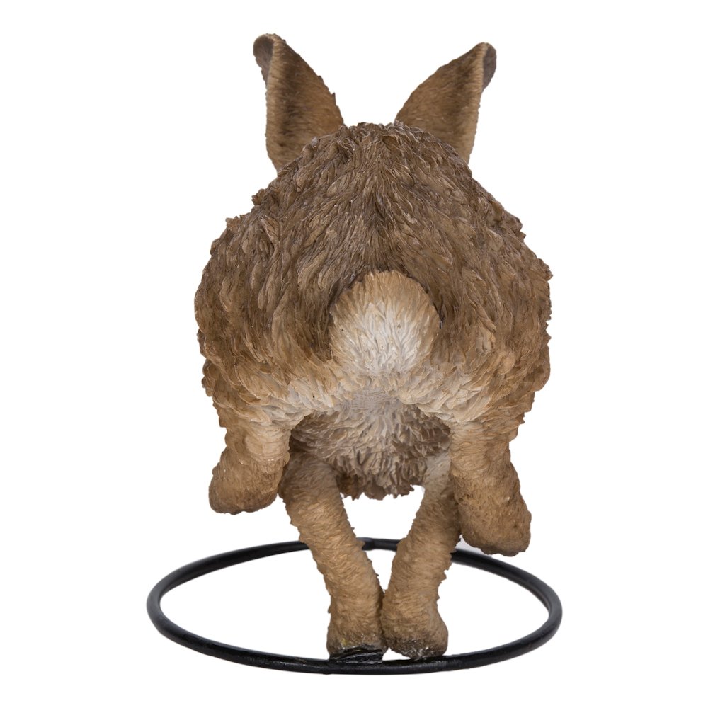 Hare Cub Jumping Statue. Picture 4
