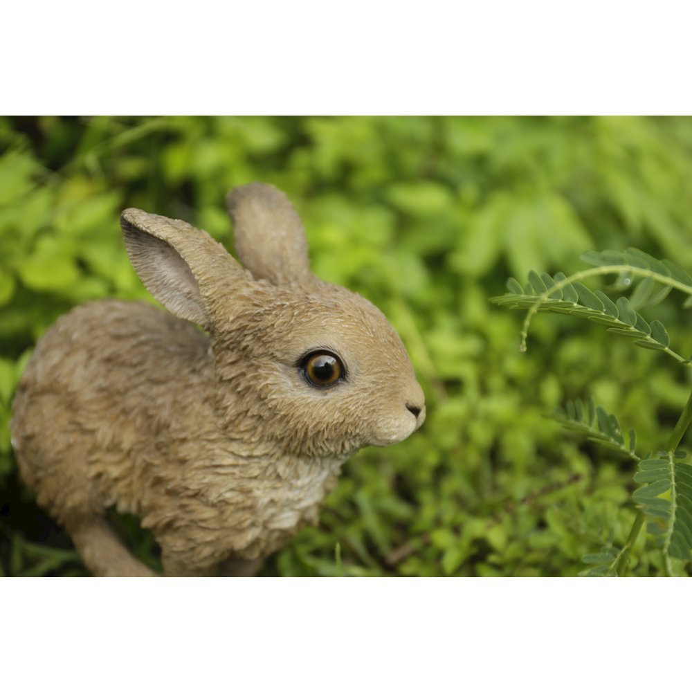 Hare Cub Jumping Statue. Picture 5