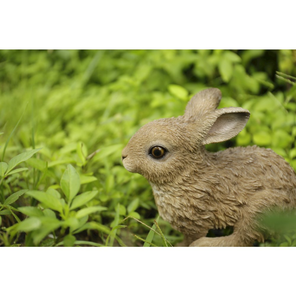 Hare Cub Jumping Statue. Picture 6