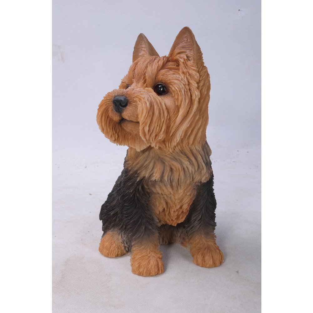 Sitting Yorkshire Terrier Statue. Picture 2
