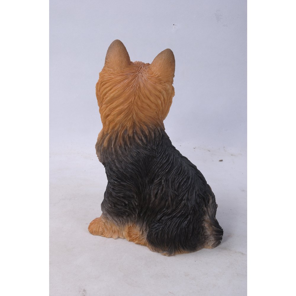 Sitting Yorkshire Terrier Statue. Picture 3