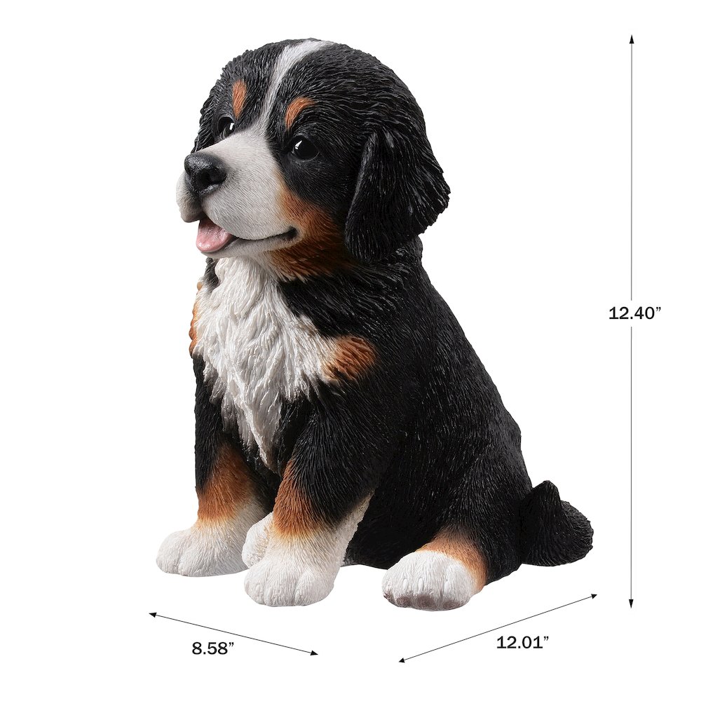 12.5" H Bernese Mountain Puppy Sitting (Hi-Line Exclusive). Picture 3