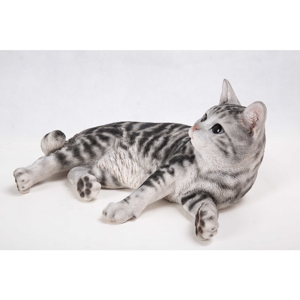 American Shorthair Lying Down Statue. Picture 3