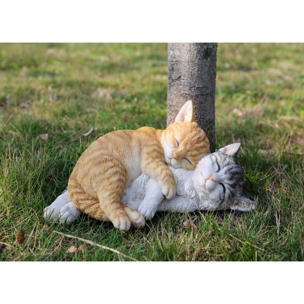 Orange & Grey Tabby Cats Sleeping. Picture 7