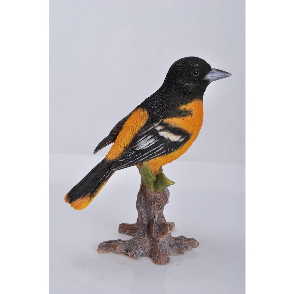 Oriole On Branch Statue. Picture 1