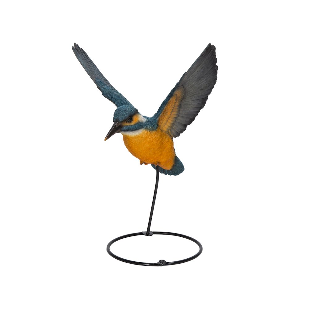 Flying-off Kingfisher Statue. Picture 2