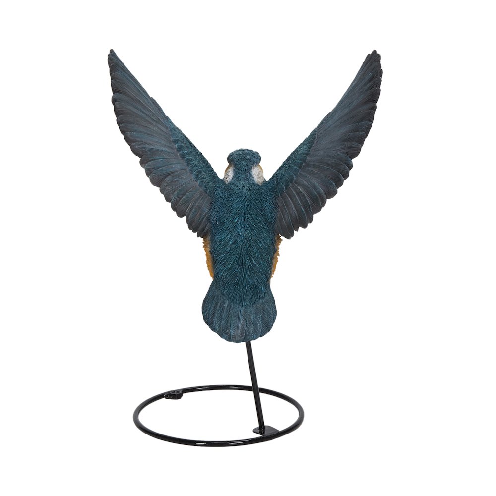 Flying-off Kingfisher Statue. Picture 4