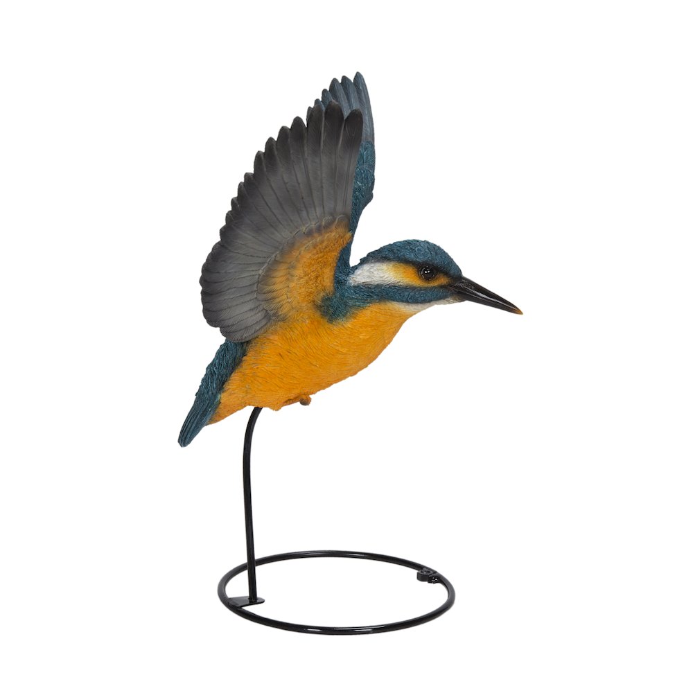 Flying-off Kingfisher Statue. Picture 3