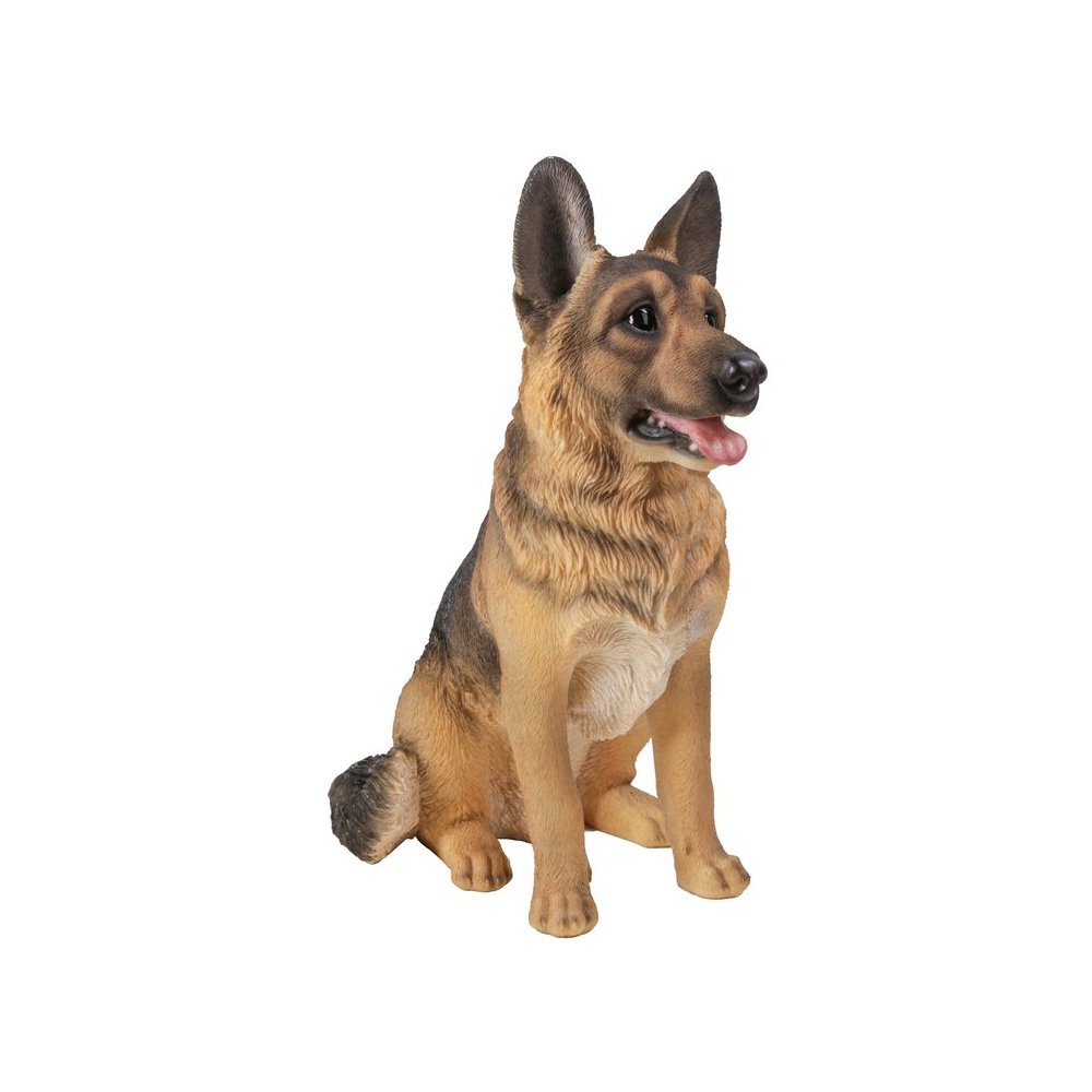 Large Sitting German Shepherd. Picture 2
