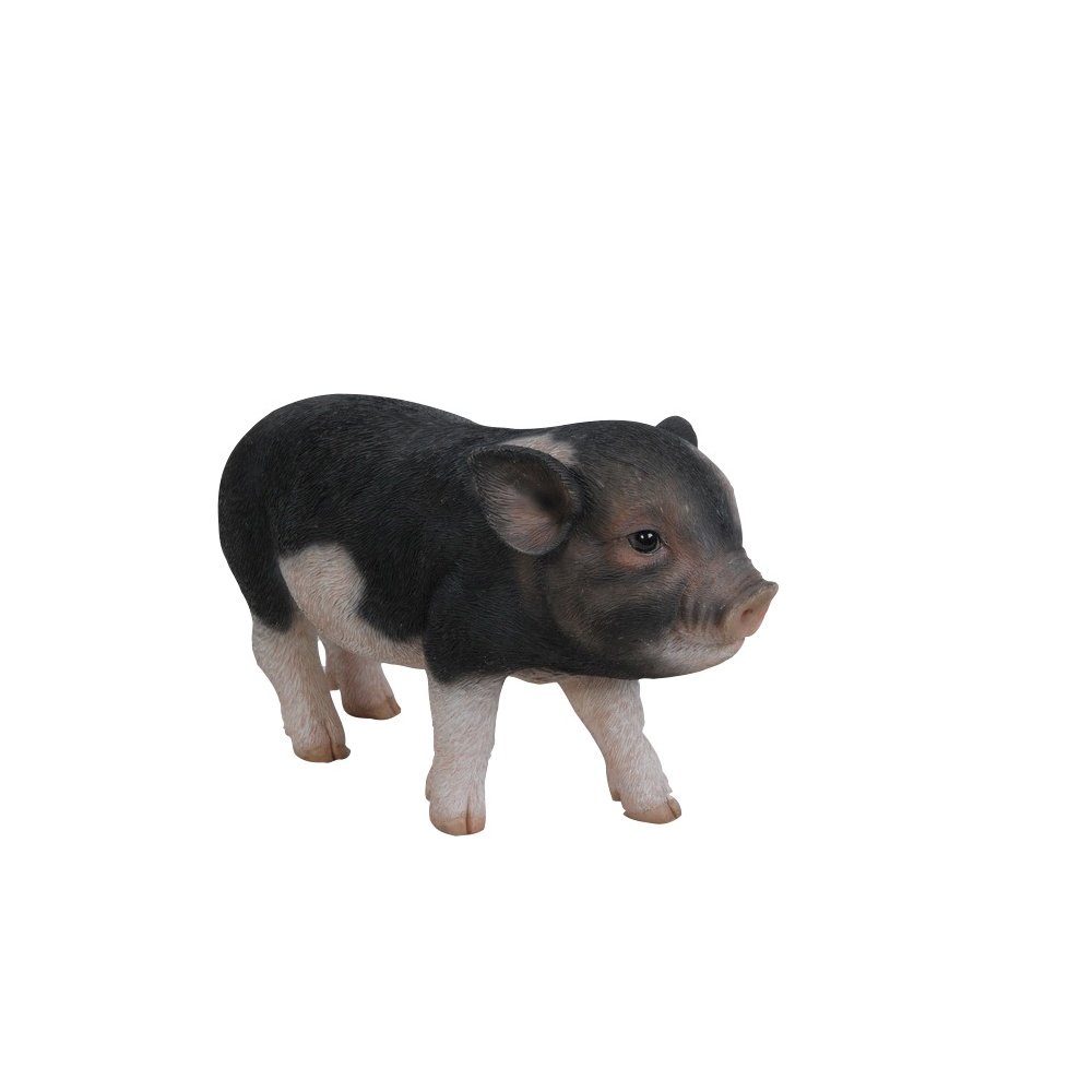 Standing Baby Pig - Dark Brown. Picture 3