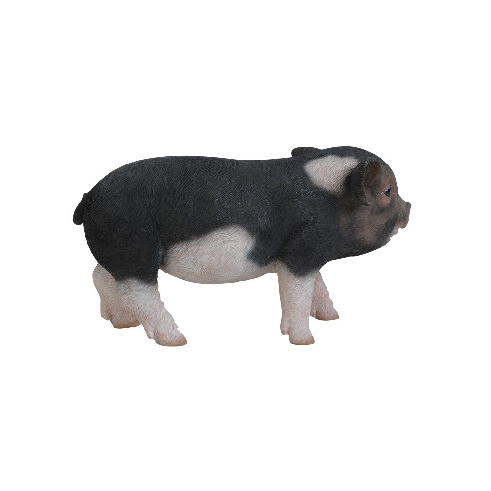 Standing Baby Pig - Dark Brown. Picture 4