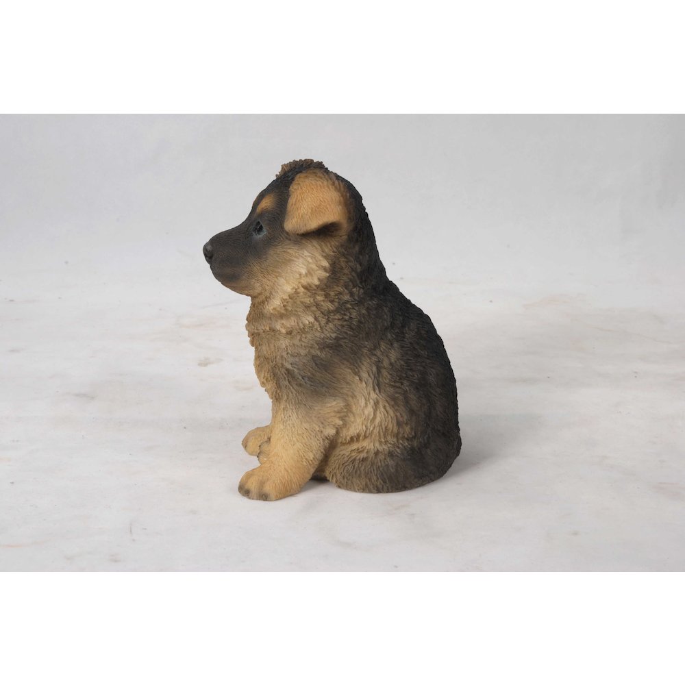 German Shepherd Puppy Statue. Picture 4