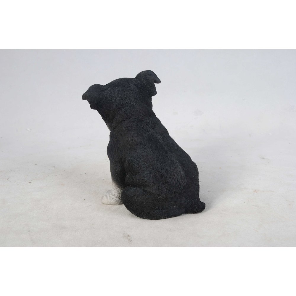 Boston Terrier Puppy Statue. Picture 3