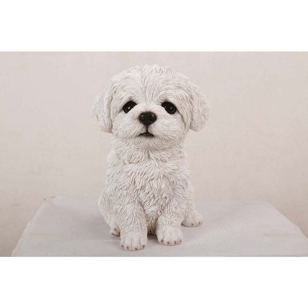 Maltese Puppy Statue. Picture 6