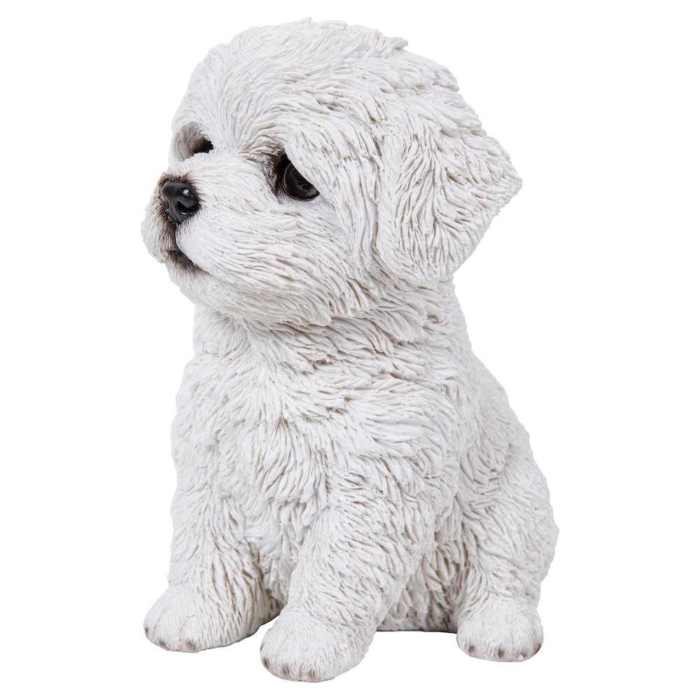 Maltese Puppy Statue. Picture 4