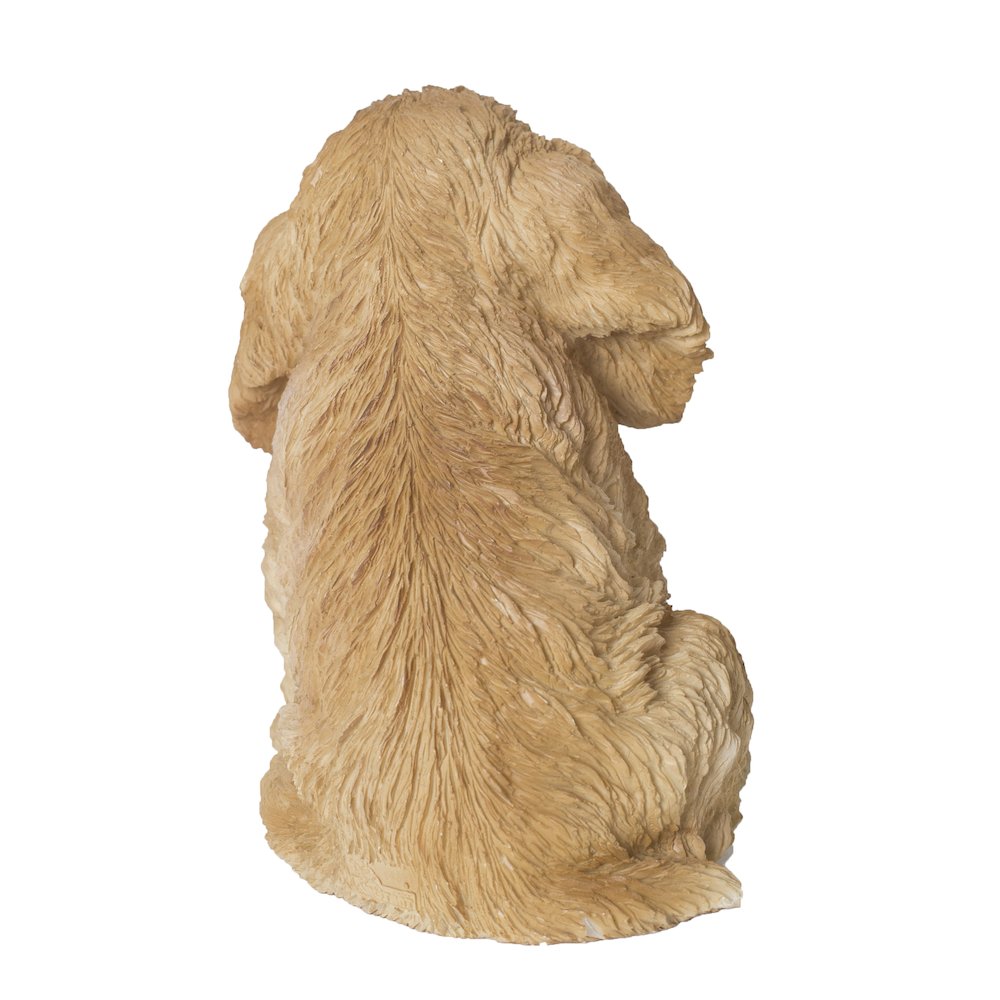 Cream-Coloured Cocker Spaniel Statue. Picture 4