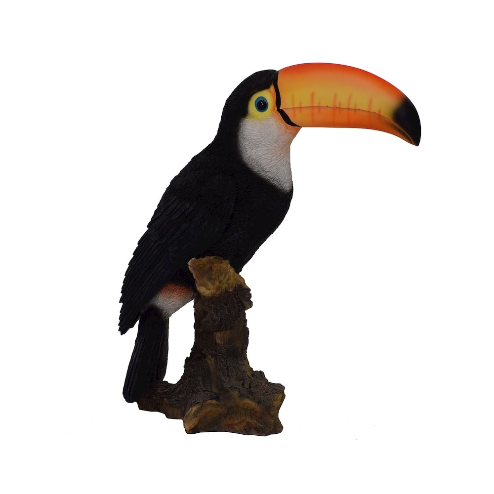 Toucan On Stump Statue. Picture 1