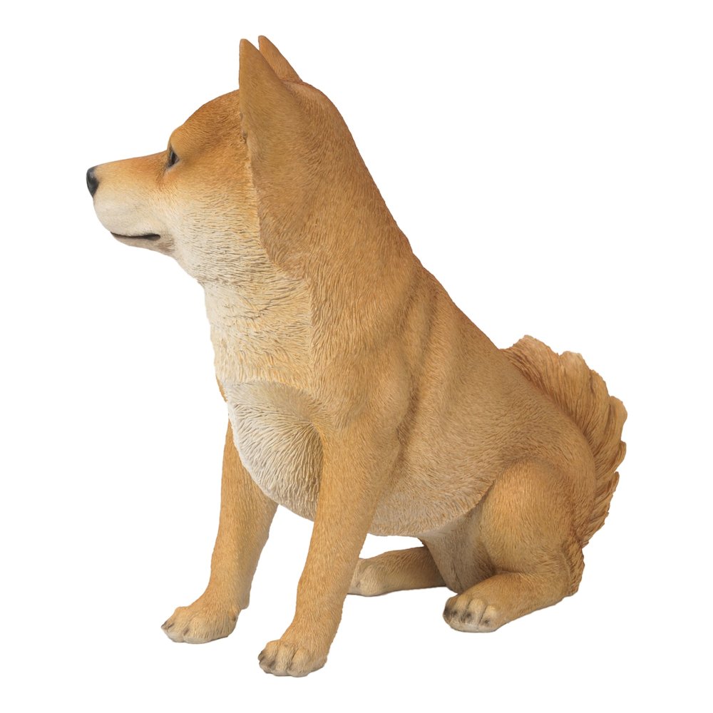 Shiba Inu Sitting Statue. Picture 4