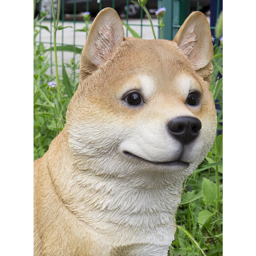 Shiba Inu Sitting Statue. Picture 2