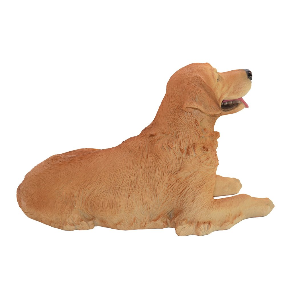 Golden Retriever Lying Down Statue. Picture 3