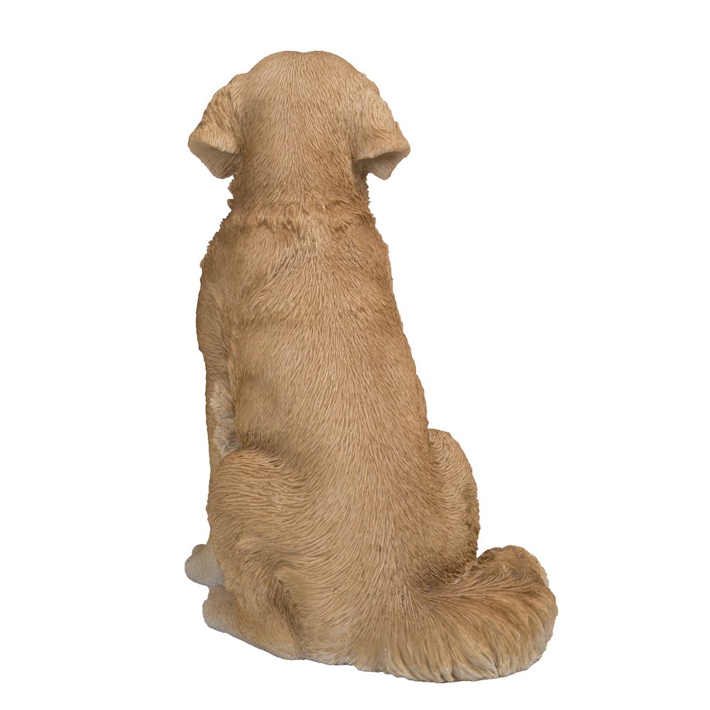 Sitting Golden Retriever Statue. Picture 4