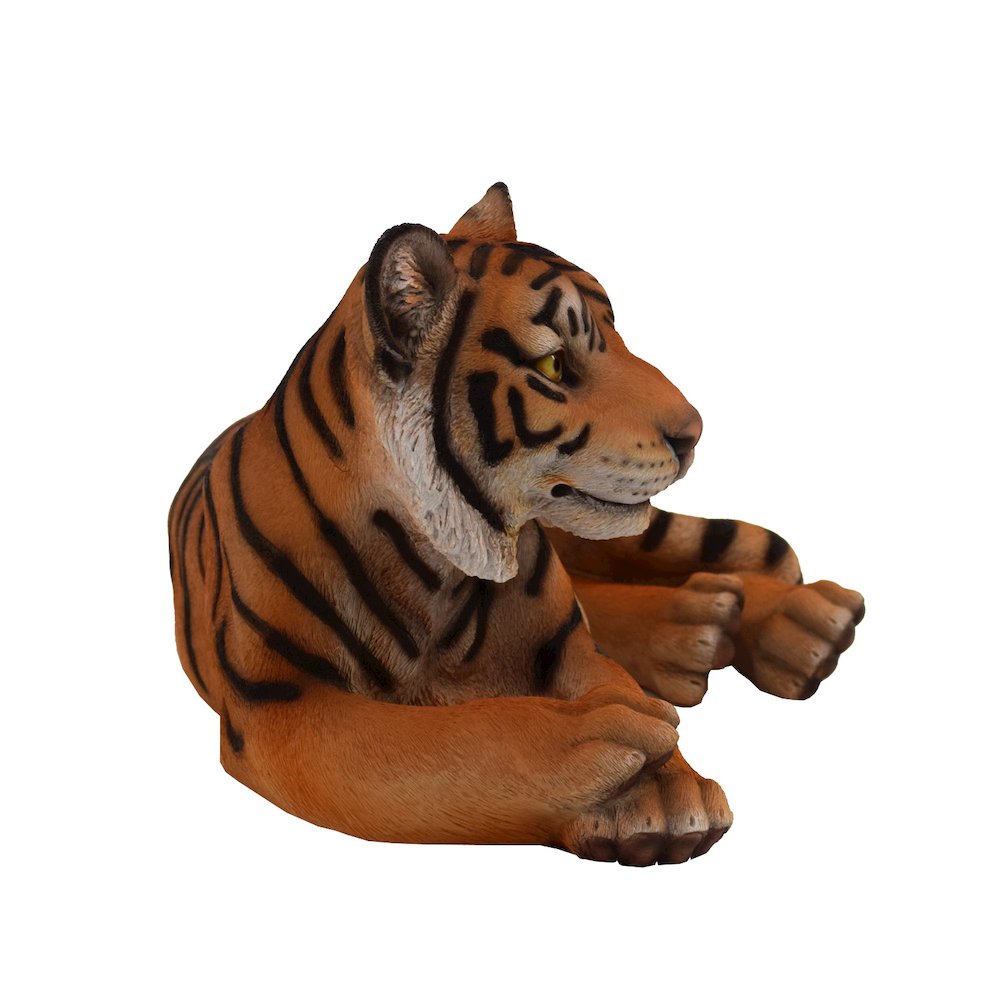 Tiger Laying Down Statue. Picture 1